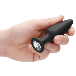 Ouch! Plug Bijou Silicone Cone Diamond 9 x 3 cm